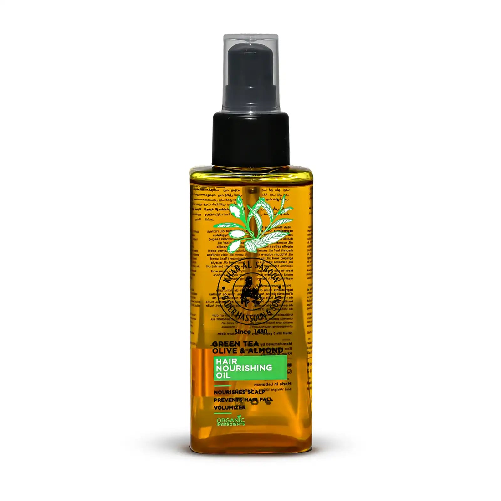 Green Tea, Olive, & Almond Hair Nourishing Oil