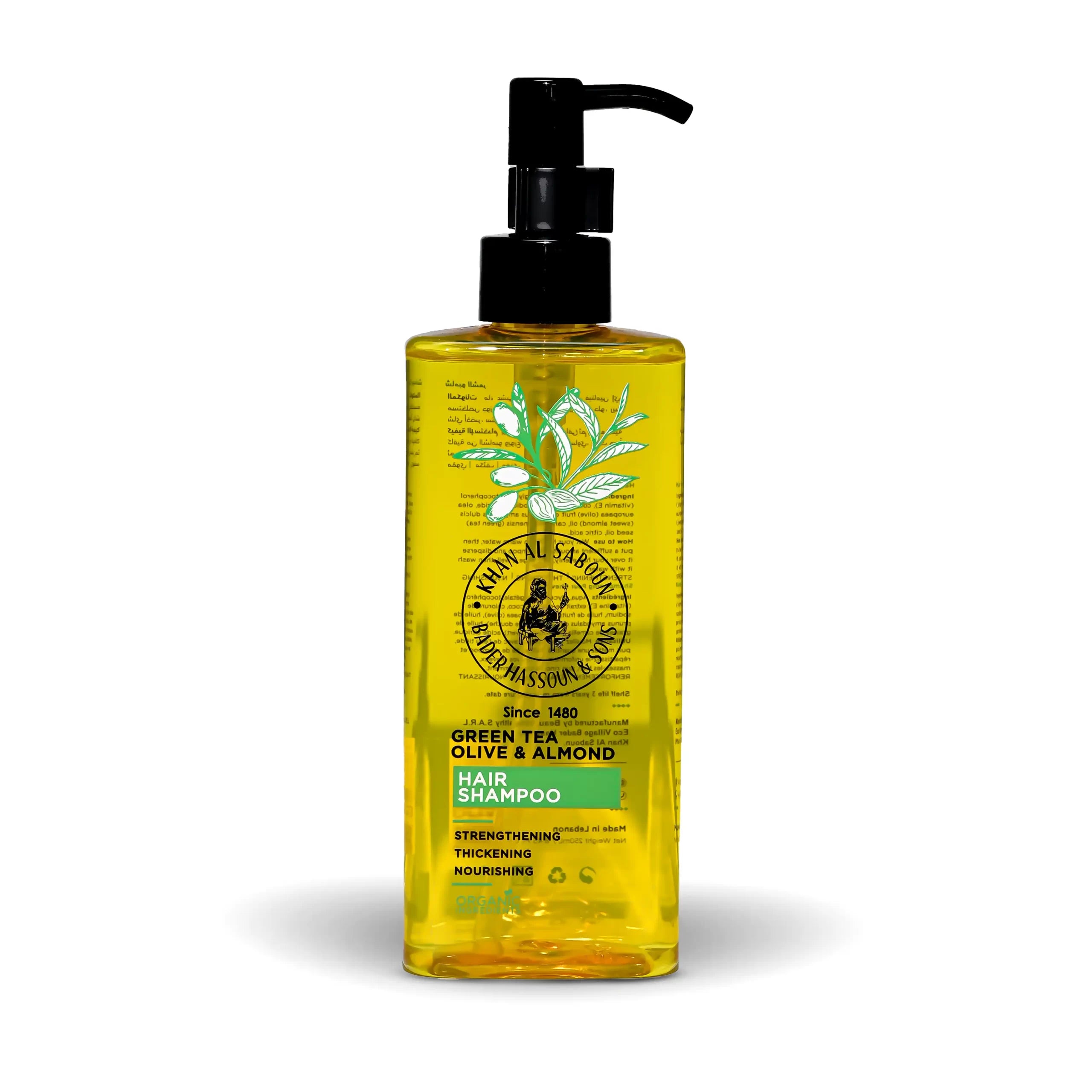Green Tea, Olive, & Almond Hair Shampoo